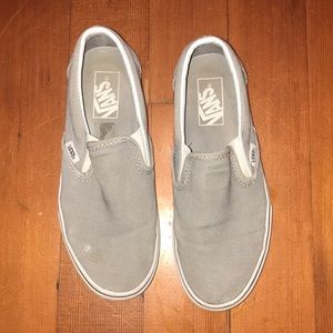 Grey Vans (no slip on category)